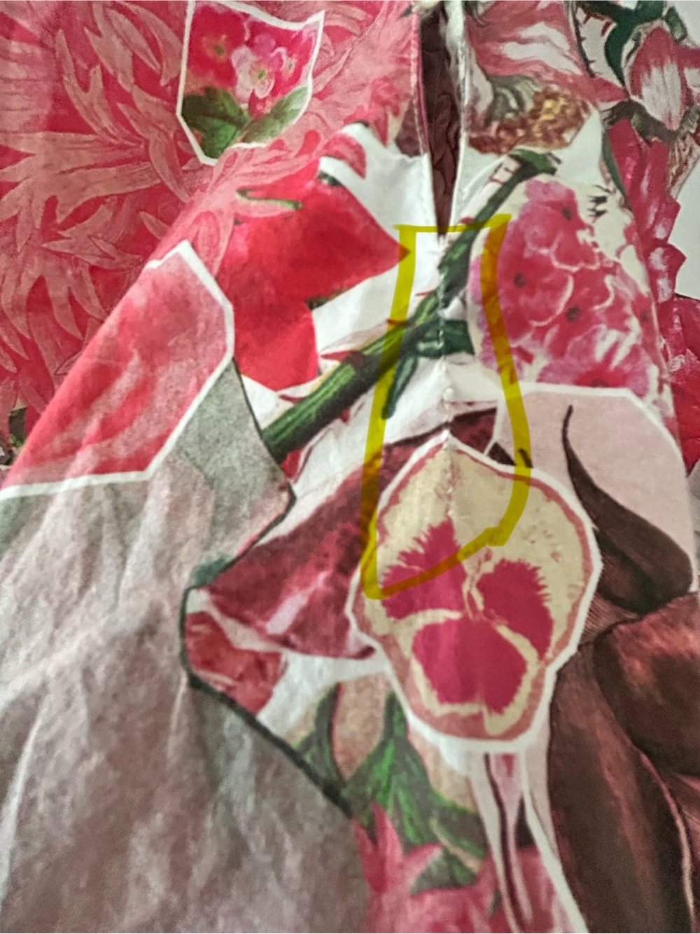 Marni Pink Floral Short-Sleeve A-Line Dress - Picture 16 of 16